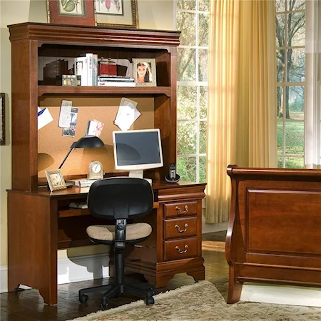 Computer Desk & Hutch